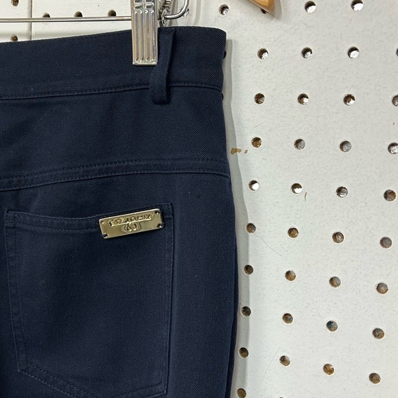 St.John Sport Straight Leg Blue Pants - Picture 3 of 6